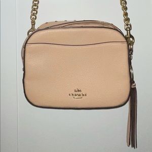 Authentic Coach Crystal Rivets Camera Bag